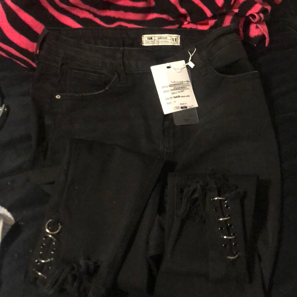 Black pair of jeans